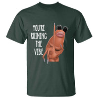 Funny Marcus T Shirt You Are Ruining The Vibe Worm Meme - Wonder Print Shop