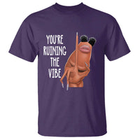 Funny Marcus T Shirt You Are Ruining The Vibe Worm Meme - Wonder Print Shop