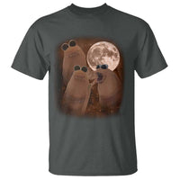 Three Marcus The Worm Moon T Shirt Funny Weird Cursed Meme - Wonder Print Shop