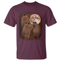 Three Marcus The Worm Moon T Shirt Funny Weird Cursed Meme - Wonder Print Shop