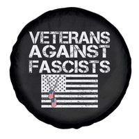 Veterans Against Fascists Spare Tire Cover Patriotic Soldier Vintage American Flag Dog Tag - Wonder Print Shop