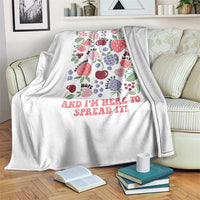 Jesus Is My Jam And I Am Here To Spread It Throw Blanket Christian Faith - Wonder Print Shop