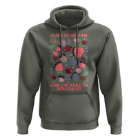 Jesus Is My Jam And I Am Here To Spread It Hoodie Christian Faith - Wonder Print Shop