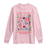 Jesus Is My Jam And I Am Here To Spread It Long Sleeve Shirt Christian Faith - Wonder Print Shop