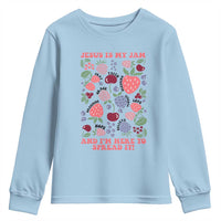 Jesus Is My Jam And I Am Here To Spread It Youth Sweatshirt Christian Faith - Wonder Print Shop