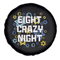 Funny Hanukkah Eight Crazy Night Spare Tire Cover Jewish Hebrew Chanukah David Stars - Wonder Print Shop