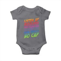 Funny Listen Up Rizzlers This Sigma Has 67 Aura Energy No Cap Baby Onesie - Wonder Print Shop