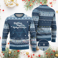 Funny Shabbat Shalom Motherfucker Hanukkah Ugly Sweater Jewish Kosher - Wonder Print Shop