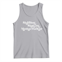 Funny Shabbat Shalom Motherfucker Tank Top Jewish Kosher - Wonder Print Shop