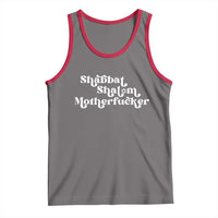 Funny Shabbat Shalom Motherfucker Tank Top Jewish Kosher - Wonder Print Shop