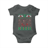 Funny Santa Bigfoot Squad Christmas Baby Onesie