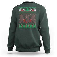 Funny Santa Bigfoot Squad Christmas Sweatshirt - Wonder Print Shop