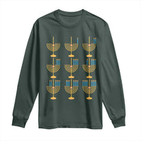 Funny Hanukkah Menorah Chanukah Jewish Holiday Long Sleeve Shirt