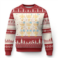 Funny Hanukkah Menorah Chanukah Jewish Holiday Ugly Christmas Sweater - Wonder Print Shop