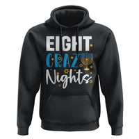 Funny Hanukkah Eight Crazy Nights Hoodie Menorah David Stars