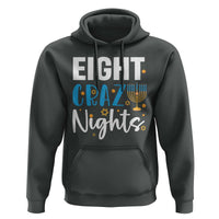 Funny Hanukkah Eight Crazy Nights Hoodie Menorah David Stars