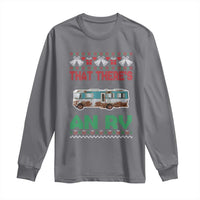 Funny Christmas Movie Long Sleeve Shirt That There's An RV Camping Motorhome Bell