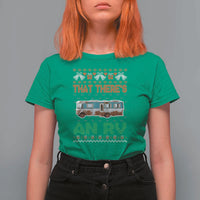Funny Christmas Movie T Shirt For Women That There's An RV Camping Motorhome Bell - Wonder Print Shop