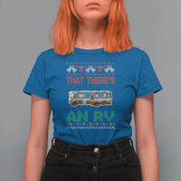 Funny Christmas Movie T Shirt For Women That There's An RV Camping Motorhome Bell - Wonder Print Shop