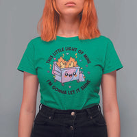 Funny Holo Lil Fire Dumpster T Shirt For Women This Little Light Of Mine I'm Gonna Let It Shine - Wonder Print Shop