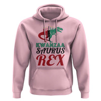 Kwanzaa Saurus Rex Kinara Candles Dinosaur T-rex African Heritage Hoodie
