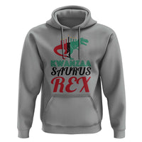 Kwanzaa Saurus Rex Kinara Candles Dinosaur T-rex African Heritage Hoodie