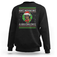 Funny Diddy Ain't Nothin' But A Christmas Party Sweatshirt - Wonder Print Shop