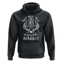 Yule Pagan Hoodie Have Yourself A Merry Little Solstice Vintage Pentagram