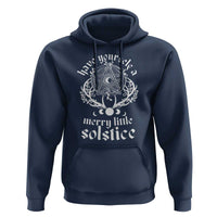 Yule Pagan Hoodie Have Yourself A Merry Little Solstice Vintage Pentagram