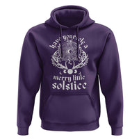 Yule Pagan Hoodie Have Yourself A Merry Little Solstice Vintage Pentagram