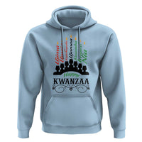 Happy Kwanzaa The 7 Principles African Nguzo Saba Kinara Candles Hoodie