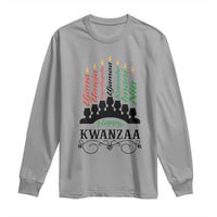 Happy Kwanzaa The 7 Principles African Nguzo Saba Kinara Candles Long Sleeve Shirt