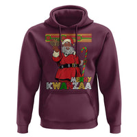 Funny Merry Kwanzaa Christmas Hoodie African American Black Santa Kinara Candles