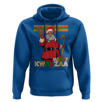 Funny Merry Kwanzaa Christmas Hoodie African American Black Santa Kinara Candles