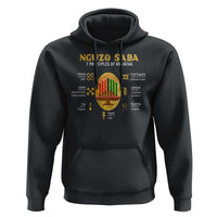 Nguzo Saba Symbols The 7 Principles Of Kwanzaa Kinara Candles Hoodie