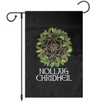 Scottish Merry Christmas Garden Flag Nollaig Chridhel Celtic Xmas Mistletoe - Wonder Print Shop