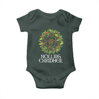Scottish Merry Christmas Baby Onesie Nollaig Chridhel Celtic Xmas Mistletoe