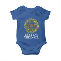 Scottish Merry Christmas Baby Onesie Nollaig Chridhel Celtic Xmas Mistletoe