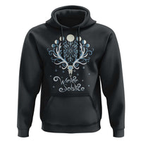 Winter Solstice Yule Pagan Christmas Reindeer Hoodie