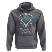 Winter Solstice Yule Pagan Christmas Reindeer Hoodie