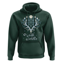 Winter Solstice Yule Pagan Christmas Reindeer Hoodie