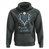 Winter Solstice Yule Pagan Christmas Reindeer Hoodie