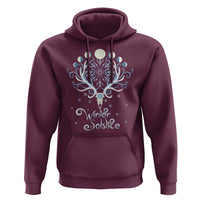Winter Solstice Yule Pagan Christmas Reindeer Hoodie
