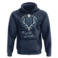 Winter Solstice Yule Pagan Christmas Reindeer Hoodie