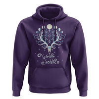 Winter Solstice Yule Pagan Christmas Reindeer Hoodie