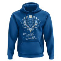 Winter Solstice Yule Pagan Christmas Reindeer Hoodie
