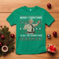 Merry Christmas To All You Sumbitches T Shirt Funny Smokey Xmas Movie The Bandit - Wonder Print Shop