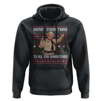 Merry Christmas To All You Sumbitches Hoodie Funny Smokey Xmas Movie The Bandit - Wonder Print Shop