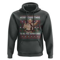Merry Christmas To All You Sumbitches Hoodie Funny Smokey Xmas Movie The Bandit - Wonder Print Shop