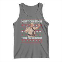 Merry Christmas To All You Sumbitches Tank Top Funny Smokey Xmas Movie The Bandit - Wonder Print Shop